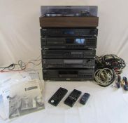 Technics SL-PG320A cd player, SL-P110 cd player, ST-G70L LW/MW/FM stereo tuner and SL-PS50 Compact