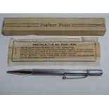 Possibly William Manton - WM Ltd Birmingham silver possibly 1951 perfect point pencil - total weight