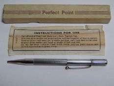 Possibly William Manton - WM Ltd Birmingham silver possibly 1951 perfect point pencil - total weight