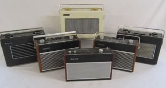 6 Hacker radios - Herald RP37 - Hunter RP38A - Harrier RP71 - Sovereign II RP25A - Sovereign II