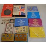 Royal Mint 1992 coin starter pack, 4 Singapore coin packs, other coin sets including Seychelles,