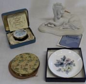 Toye, Kenning & Spencer enamel box commemorating 100 Years of RSPB, Franklin Mint  Unicorn by