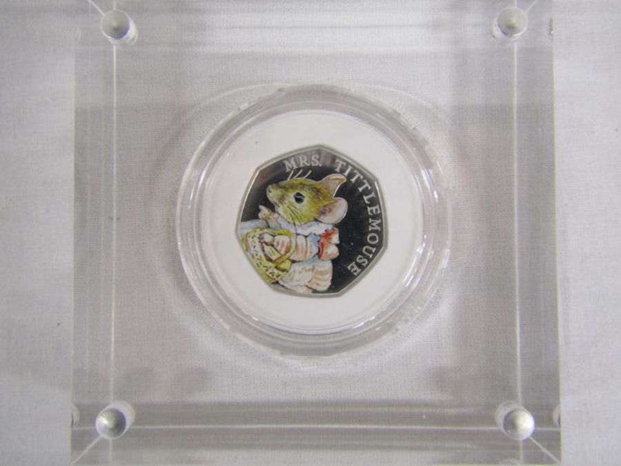 5 The Royal Mint Beatrix Potter silver proof coins - Flopsy Bunny, Peter Rabbit 2018, Peter Rabbit - Image 22 of 23