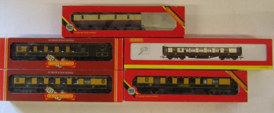 5 x Hornby 00 gauge carriages M37794 - Car No8 - Belinda - Cynthia - R229 Lucille Pullman car - - Image 2 of 8