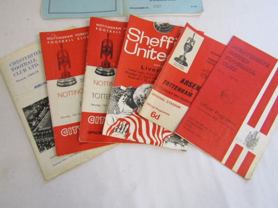 Mixed collection of football programmes, Lincoln City 1967, Football league review, Nottingham - Image 6 of 13