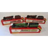 3 x Hornby 00 gauge trains - R.842 4657 L.M.S Class 5 4-6-0 - R.357 5541 L.M.S Patriot Class 5XP 4-