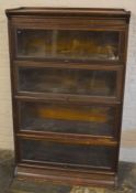 Early 20th century Globe-Wernicke style sectional bookcase Ht 142cm W 87cm