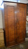 Victorian linen press in rosewood Ht 195cm W 107cm