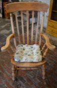 Early 20th century farmhouse rocking chair