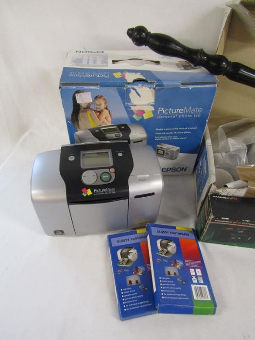 Collection of items including Softline sl90 shower (new in box), Epson picture mate with paper, - Image 2 of 6