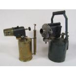 Large green blow lamp and Sievert blow torch