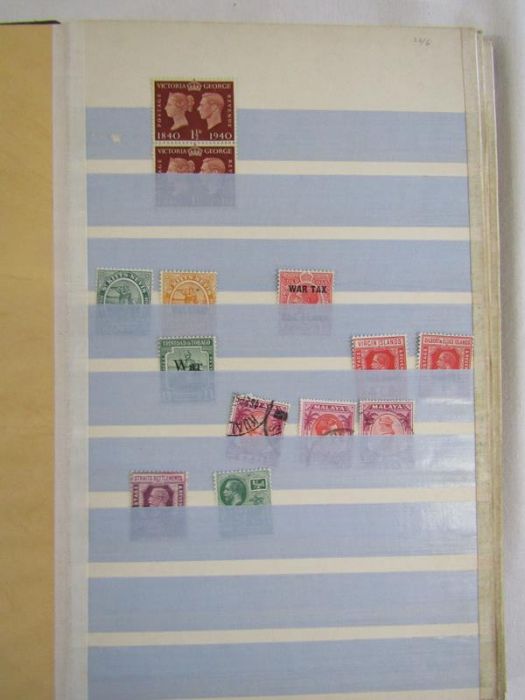 3 stamp albums containing various stamps and a large quantity of mixed loose stamps and first day - Image 8 of 21