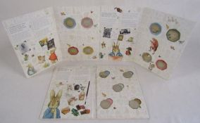 The Royal Mint Beatrix potter 50p Treasure for Life album sets and 150 years Celebrating the