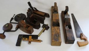 Selection of wood working tools