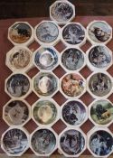 Bradex and Franklin Mint collector's plates Wolves and Dogs