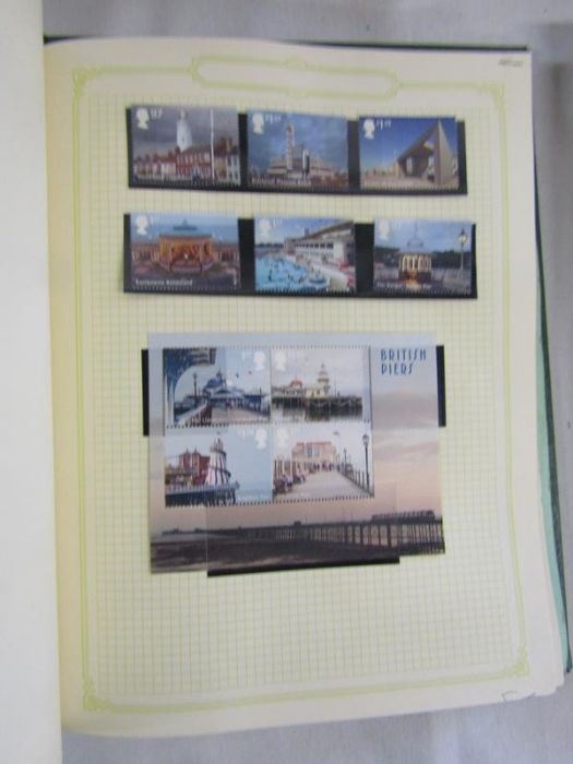 7 albums of stamps from Great Britain and another album of The Channel Islands stamps - Image 11 of 21