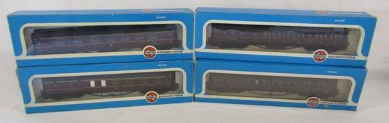 4 Airfix carriages - 5542 - 3935 - 19195 - 25250