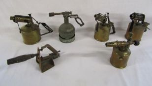 Blow torches includes Burmos, Governor, Primus, Calor, Bladon and an Excelsior attachment