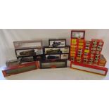 Collection of empty 00 gauge train, carriages and wagon boxes - includes Lima, Hornby and Bachmann