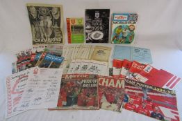 Mixed collection of football programmes, Lincoln City 1967, Football league review, Nottingham