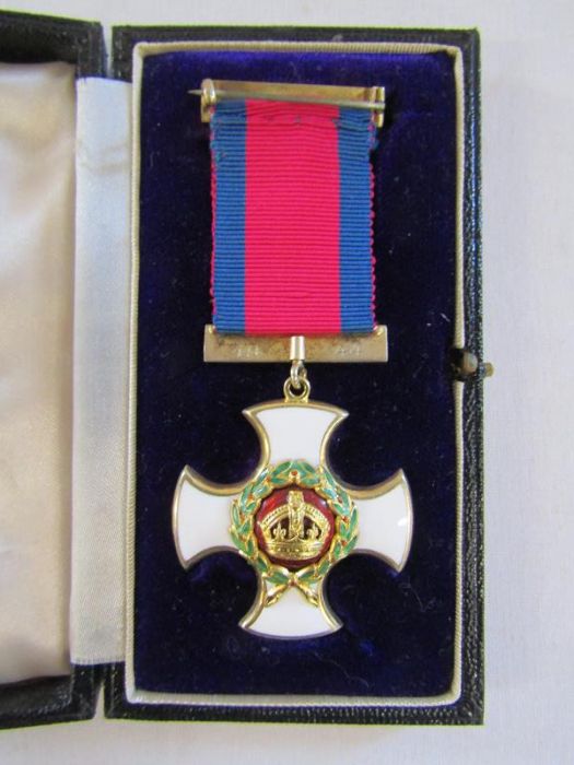 George VI enamelled Distinguished Service Order Medal in the original presentation case marked - Image 7 of 18