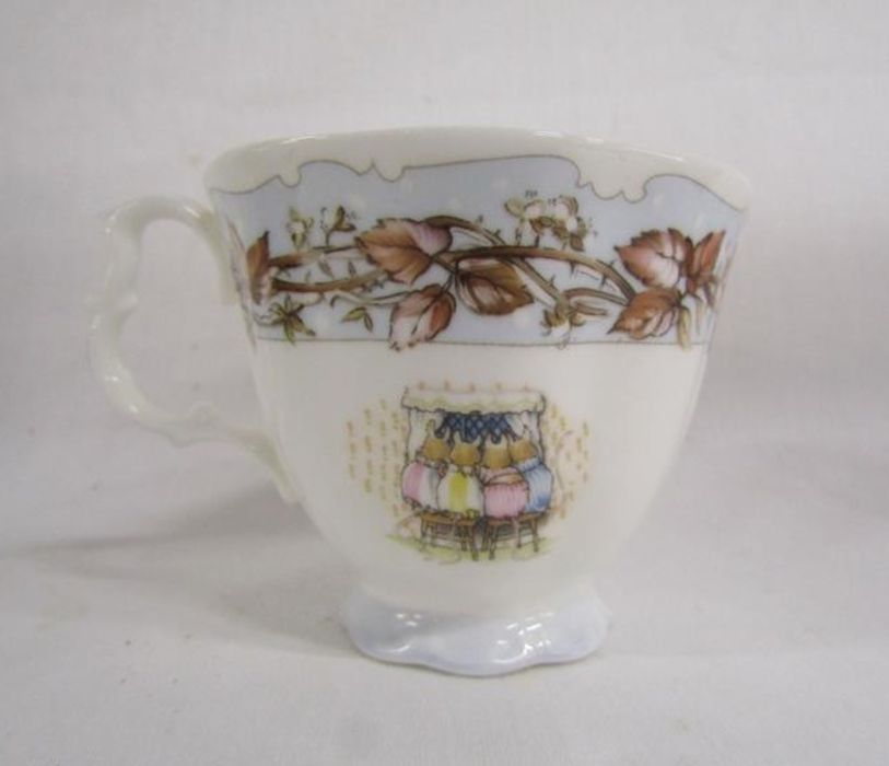 Royal Doulton Brambly Hedge 'Four Seasons' collection comprising teacups, saucers and plates - Image 3 of 10