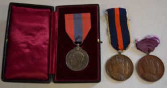 King George V Imperial Service Medal awarded to John Murran & 2 King Edward VII Hong Kong 1902