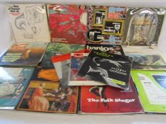 Large collection of vinyl records