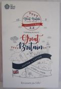 The Royal Mint 2018 - The Great British coin hunt A-Z - Treasure for Life coin album containing
