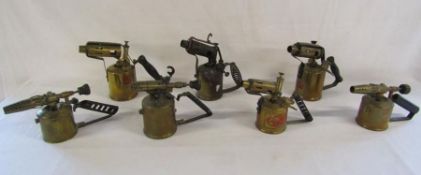 7 blow torches includes - Governor No 204, Phuemax Sweden, Radius No52, G.P.O No2 1955, Bladon