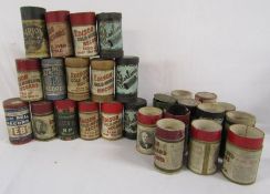 Collection of Eddison cylinder rolls and some empty cases also includes Sterling and Larion