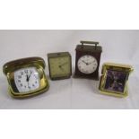 Miniature mantel clocks and travel clocks - Europa, Swiza and Acctim