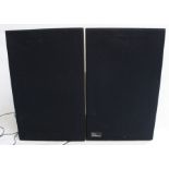 Pair of TDL speakers - model BS-2, 24cm w x 23cm d x 38ch h