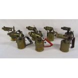 7 blow torches includes - Optimus 411, Bladon, Veritas, Radius No 52B, Governor, Thomson Brown