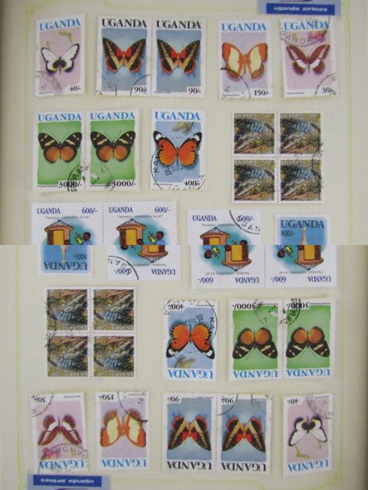 6 stamp albums includes USA, Italy, Japan, France, Malawi etc - Image 3 of 8