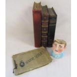 Collection of items to include cigarette card album 'Senior Service' - 'Fat Boy' character jug and 3