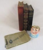 Collection of items to include cigarette card album 'Senior Service' - 'Fat Boy' character jug and 3