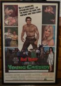 Original 1960's framed cinema poster for the film Young Cassidy starring Rod Taylor, Julie