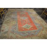 Large Turkish wool carpet 356cm by 272cm