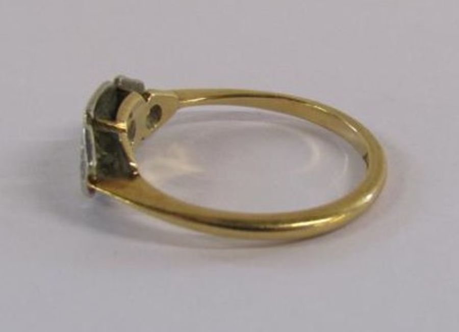 18ct gold diamond ring - ring size H - total weight 1.91g - Image 2 of 6