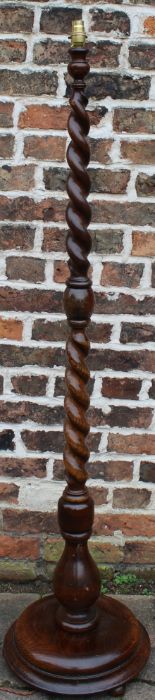 c1900 barley twist standard lamp