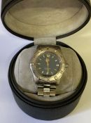 Tag Heuer Professional 200m gents wristwatch with steel strap with certificate & box (bezel may need