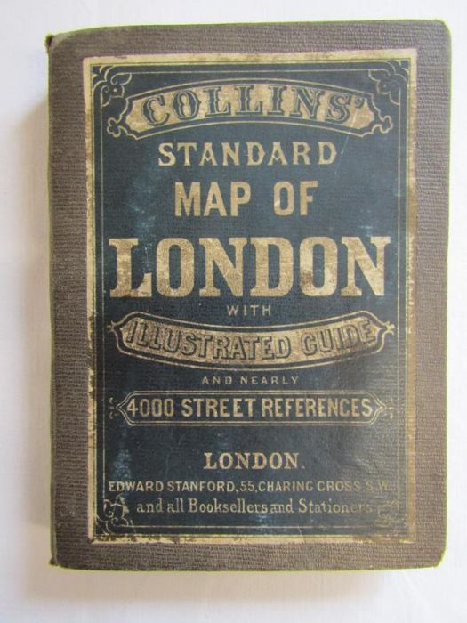 Collection of guides and maps including Collin's standard map of London - Image 2 of 7