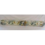 Roll of material 48" Heyles Blue (floral design) approx. 50m