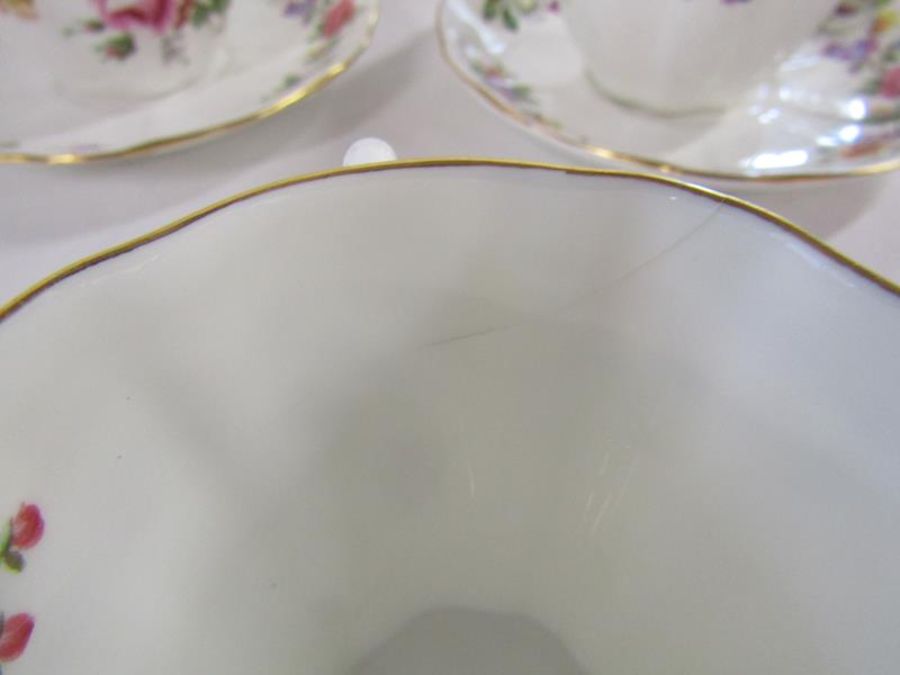 Royal Crown Derby 'Derby Posies' cups, saucers, coffee cans, vases etc - Image 4 of 4