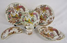 Royal Crown Derby 'Olde Avesbury' plates and jug