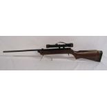 BSA Meteor .22 air rifle with oigee Luxor 2.75 x 90 DOP.EL telescopic sight Made in Germany serial