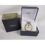 Boxed Seiko chronograph Sports 100 gents watch