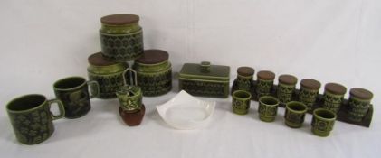 Collection of Hornsea Heirloom in green