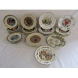 Royal Copenhagen 'Hans Christian Andersen' collectors plates, Hornsea Christmas plates and mixed